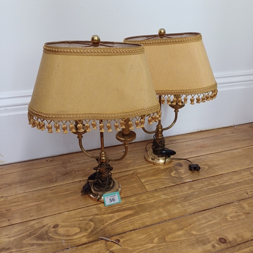 36 - A Pair of Very Lovely French Table Lamps 18th Century