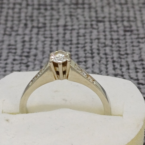 53 - Diamond Solitaire Ring
-18ct
- 3.3g
Size: L