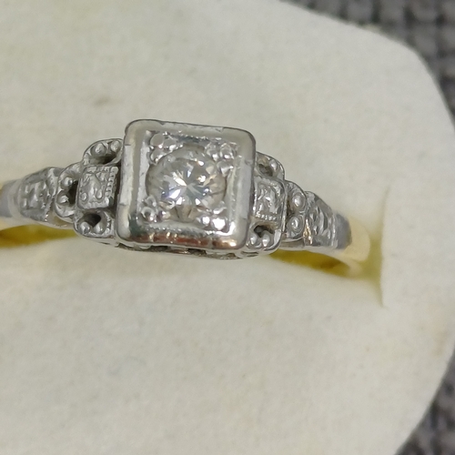 54 - 1930's Diamond Ring
- 18ct
- 3.8g
Size: O