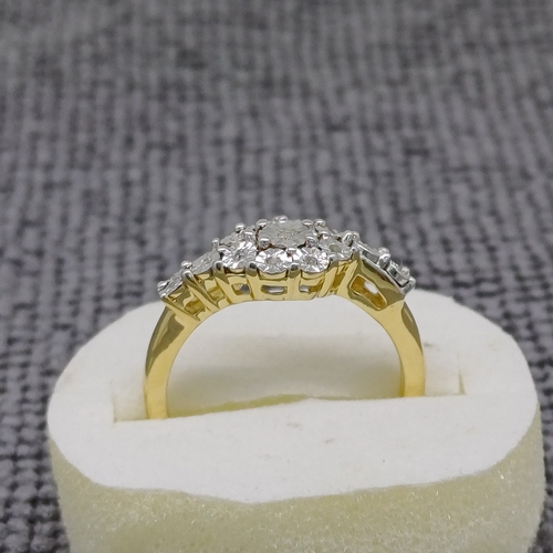 55 - Multi Diamond Ring
- Silver
- 2.7g
Size: N