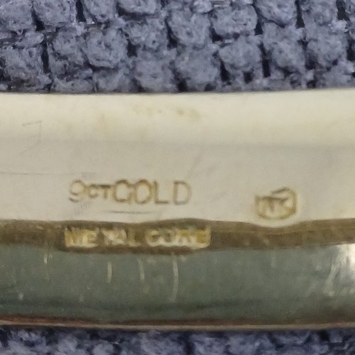 61 - 1950's Gold Press Bangle