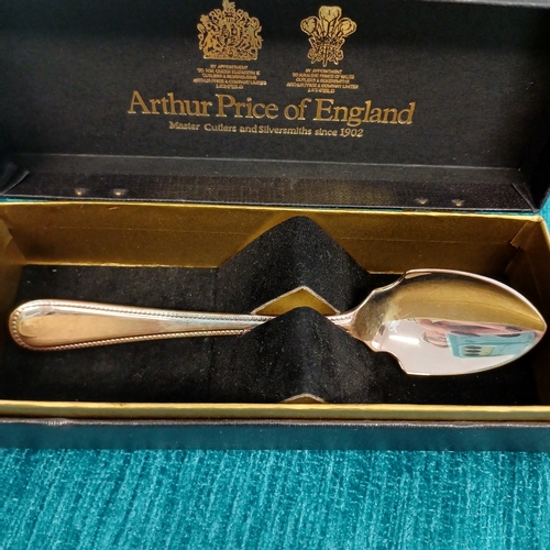 72 - Boxed Bead Silver Spoons:
Jam Spoon; Sugar Spoon; Cream Ladle