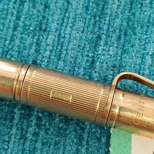 85 - Sampson & Mordan Solid 9ct Pen. A really lovely weight