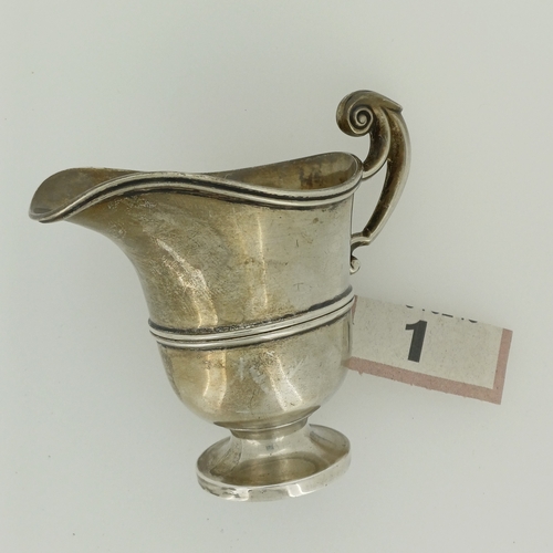 1 - Silver Sauce Boat/Cream Jug. 
- Weight 49 g
- Circa 930's