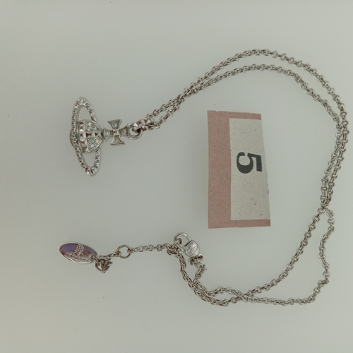 5 - This is a Vivian Westwood Designer Necklace.  Very Contemporary in design.
- weight 11 g