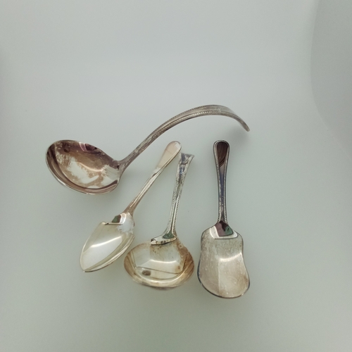 45 - Here we have 4 Silver Arthur Price of England Serving Spoons:
- Jam
- Sugar
- Small Cream Ladle
- La... 