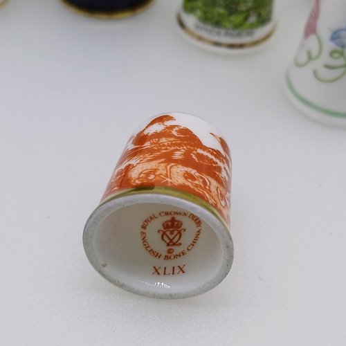 73 - Large Collection of China Thimbles