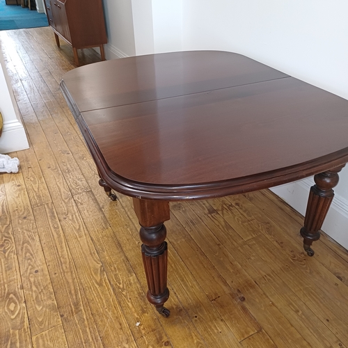 80 - This is a Beautiful Victorian Table and Char set.  There are Six Ballroom Backed Chairs and the Tabl... 