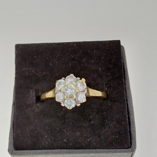 105 - Ladies Stunning Diamond Daisy Cluster Ring 
- circa 1990's
- Approximate Diamond Weight 1 ct
- 18ct ... 