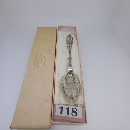 118 - Silver Spoon, possibly a Christening Spoon