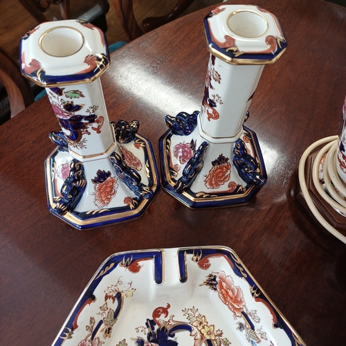 138 - This is a large selection of Mason's Ironstone Ware in the 