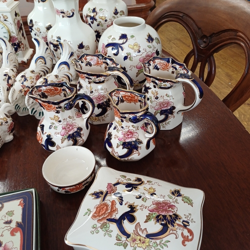 138 - This is a large selection of Mason's Ironstone Ware in the 