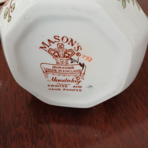 138 - This is a large selection of Mason's Ironstone Ware in the 