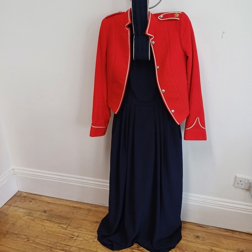 167A - Ladies Military Evening Dress.  We would estimate this to a size 10/12