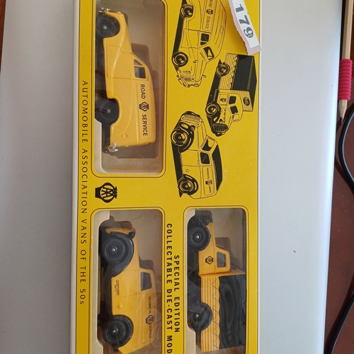 179 - An AA Special Edition Set of Three Vehicles in original box.