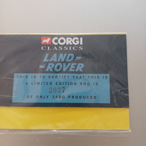 184 - Corgi AA Land Rover in Clear Plastic Presentation Case.  This is a Limited Edition and there is a Ce... 