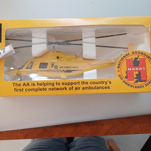 187 - And the last in this section of boxed toys we have an AA Air Ambulance Helicopter.