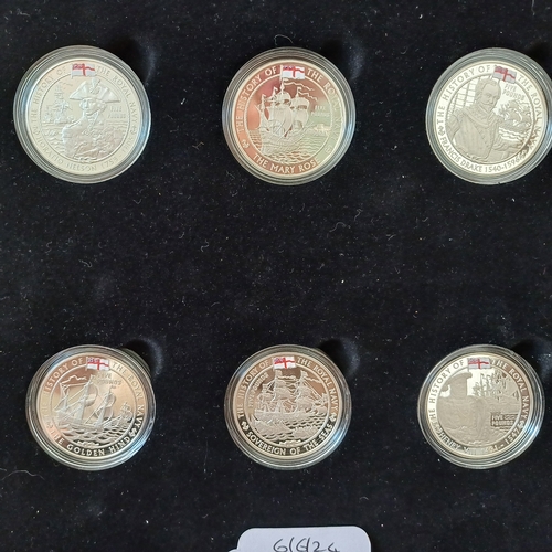 227 - This is a really nice boxed set of Royal Navy Coins, 18 in all together with a folder of Certificate... 