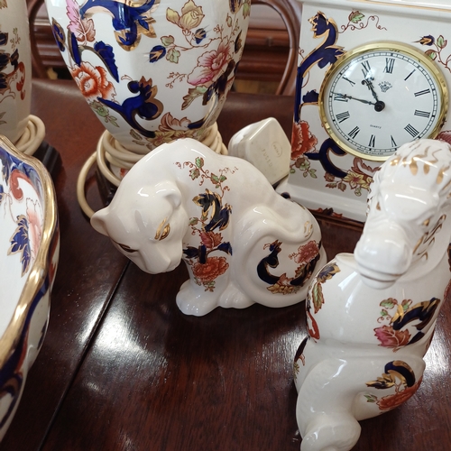 49 - This is a large selection of Mason's Ironstone Ware in the 