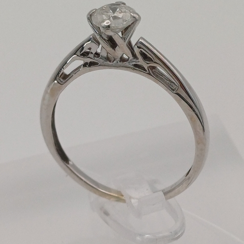 3 - Solitaire Diamond Ring
- Diamond 50 pts
- weight 2.22g
- size P
- 18ct white gold