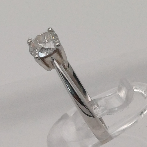 6 - Solitaire Diamond Ring
- Diamond 0.50 ct
- weight 1.83g
- size K
- 9ct white gold