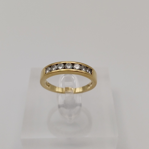 24 - Diamond Eternity Ring this is a really lovely ring and the diamonds are lively
- 18ct yellow gold
- ... 