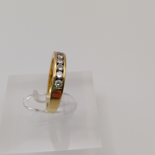 24 - Diamond Eternity Ring this is a really lovely ring and the diamonds are lively
- 18ct yellow gold
- ... 