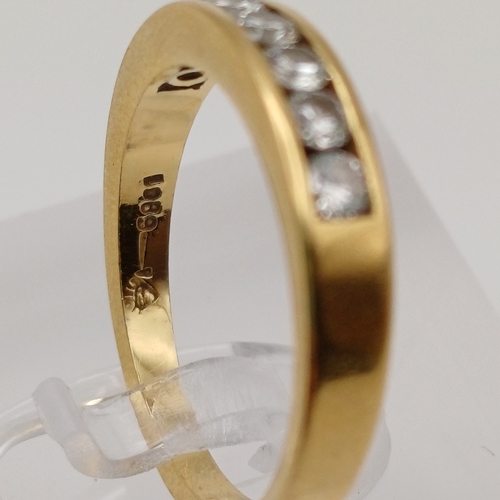 24 - Diamond Eternity Ring this is a really lovely ring and the diamonds are lively
- 18ct yellow gold
- ... 