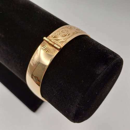 35 - Here we have a 1/5th Gold Bangle
- weight 29.3g