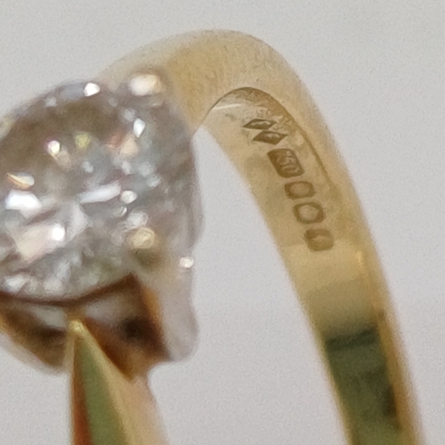 45 - Solitaire Diamond Ring
- 18ct yellow gold
- weight 1.89 g
- diamond 0.25 ct
- Size N