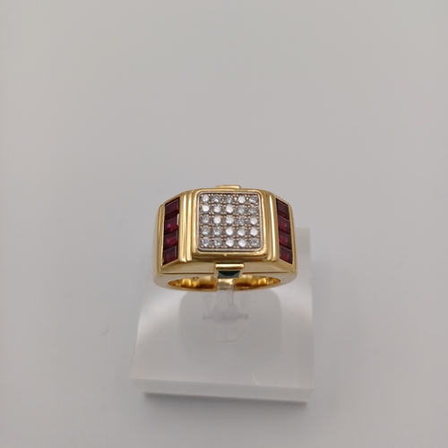 52 - This is an absolutely stunning Gent's Multi Gem Solid Ring
- size T
- weight 27.90 g
- Stones: 25 Di... 