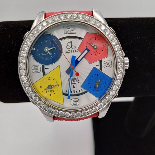 59 - I absolutely love this one it is a real bit of me!  Jacob & Company Five Time Zone Watch with Diamon... 