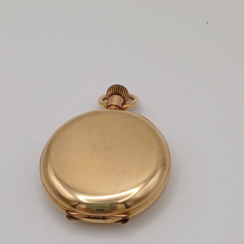 60 - Half Hunter Pocket Watch
- 18ct gold filled