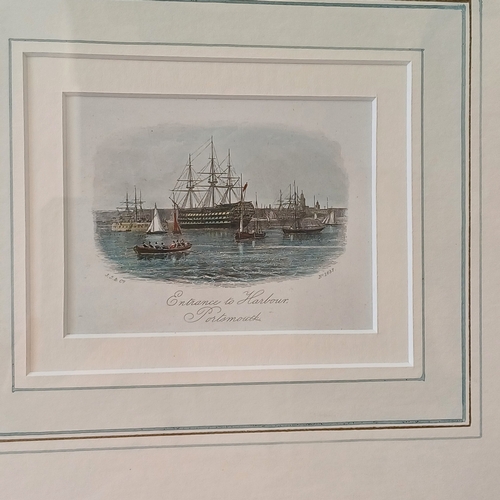 75 - Watercolour print of Portsmouth Harbour Entrance