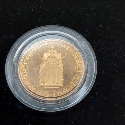 102 - 1489 - 1989 500th Anniversary Gold Proof Sovereign Three Coin Set. With Certificate in box.