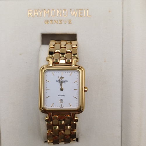 115 - Raymond Weil Gent's Gold Watch
- circa 1990's
- Excellent condition hardly worn by the Vendor
- Boxe... 