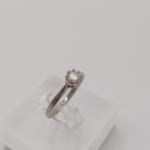 18 - A Solitaire Diamond Ring
- size O / P
- weight 2.96g
- 18ct white gold