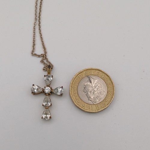 31 - Pretty Cross with 'cz' set in and a 26