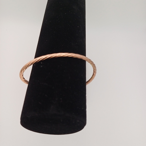 58 - Open Ended Bangle with Ball Ends
- 9ct yellow gold
- weight 6.26g