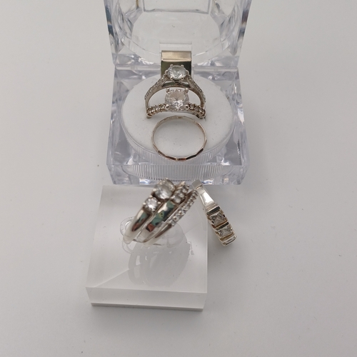 67 - Collection of 7 Ladies Rings
- collective weight 18.36g
- 925 Silver
- Stones CZ
- sizes ranging fro... 