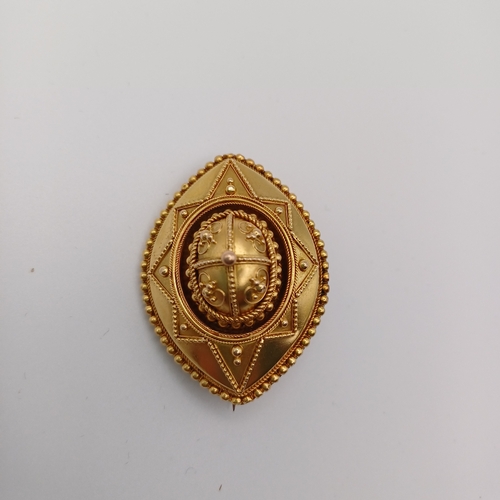 71 - Georgian Morning Brooch
- 15ct yellow gold
- 4.5g