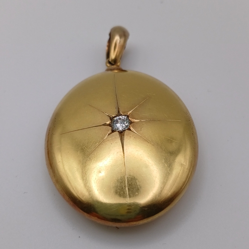 73 - A rear Georgian Diamond Locket
- 15ct yellow gold
- 28g