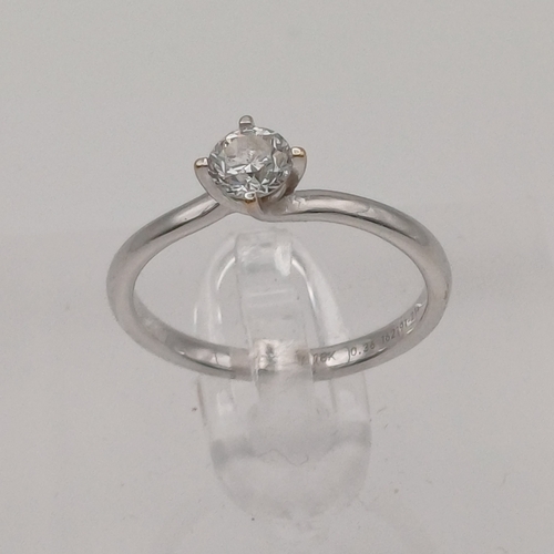 89 - Solitaire Diamond Ring
- 18ct white gold
- 0.36 diamond
- weight 2.17g
- size J