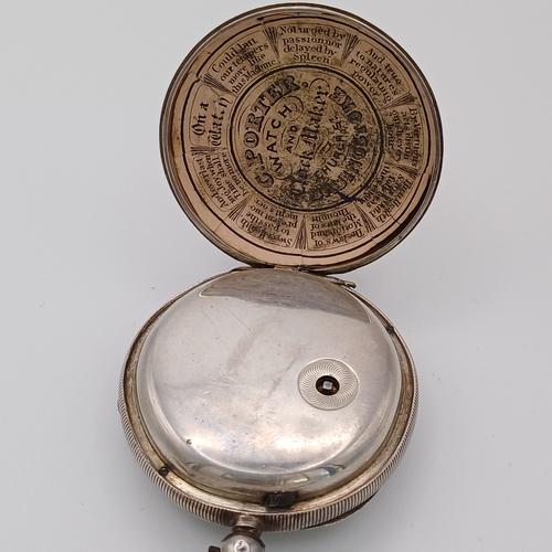 102 - The is a lovely Fusee Pocket Watch by C Porter with beautiful engraving on the back and it comes com... 