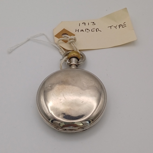 103 - Here we have a 1913 Hamber Type Pocket Watch and it is working.
- silver
- weight 115.44g
- 52mm inc... 