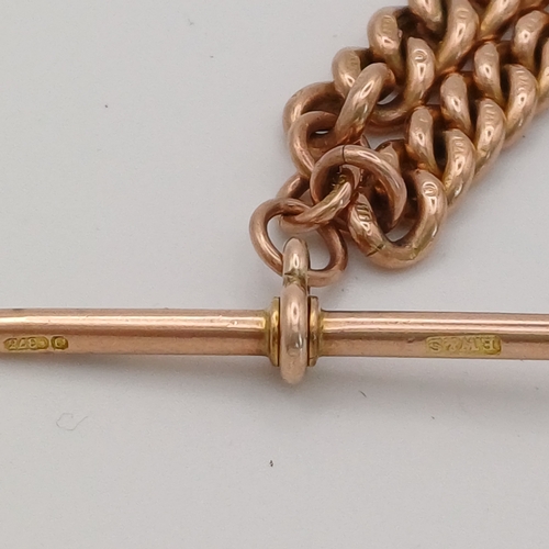 107 - Albert Chain with T Bar.
- length from T bar to end 13