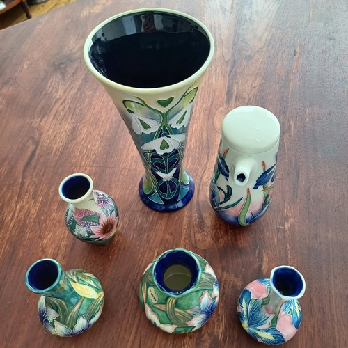 34 - Now we have a collection of Old Tupton Ware consisting of:
1 x Fan Top Vase; 3 x Bud Vases; 1 x Roun... 