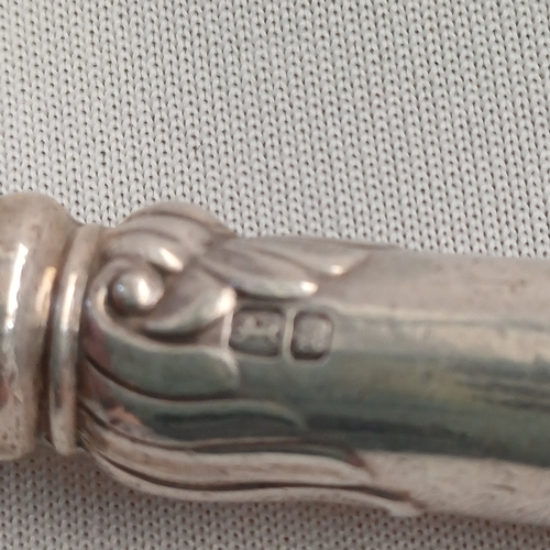 46 - Another lovely piece a Silver Magnifying Hand Glass.