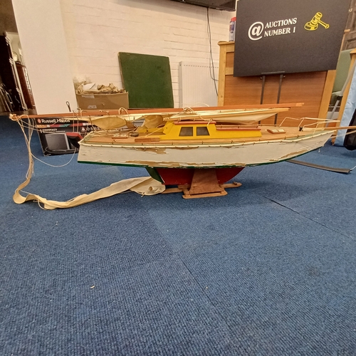 57 - Model Boat in need of some TLC