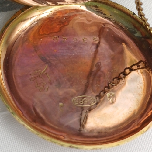 125 - A really pretty Ladies Pocket Watch in working order.  There are some very lovely details on this wa... 